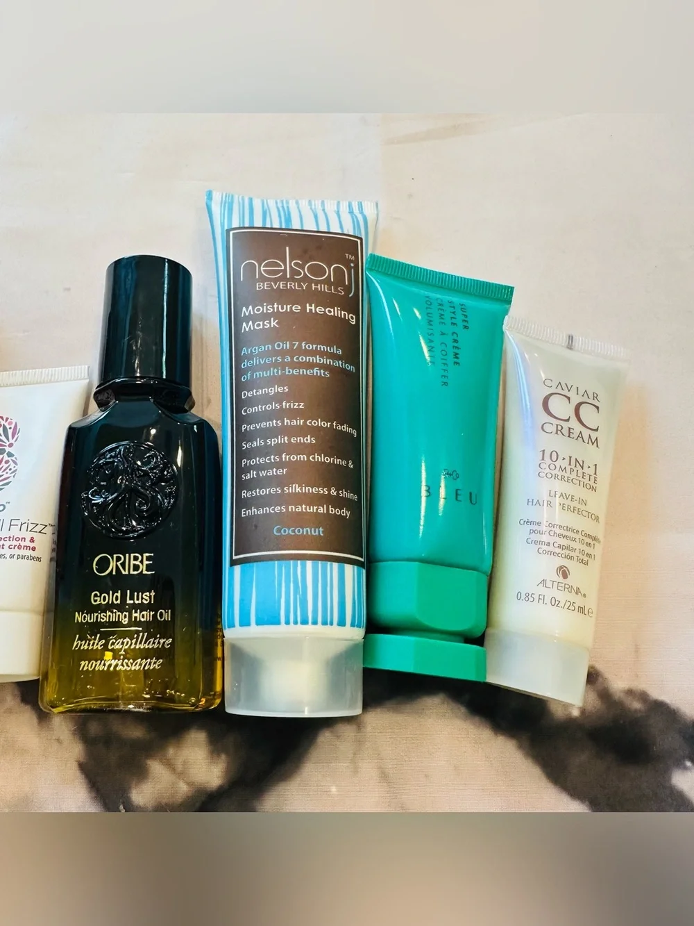 NWT Hair Care Bundle: Super Style Crème, Healing Mask, Gold Lust Hair Oil, etc!
